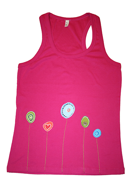 Hola caracol, hola caracola. Camisetas decoradas a mano