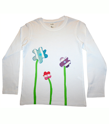 Hola caracol, hola caracola. Camisetas decoradas a mano