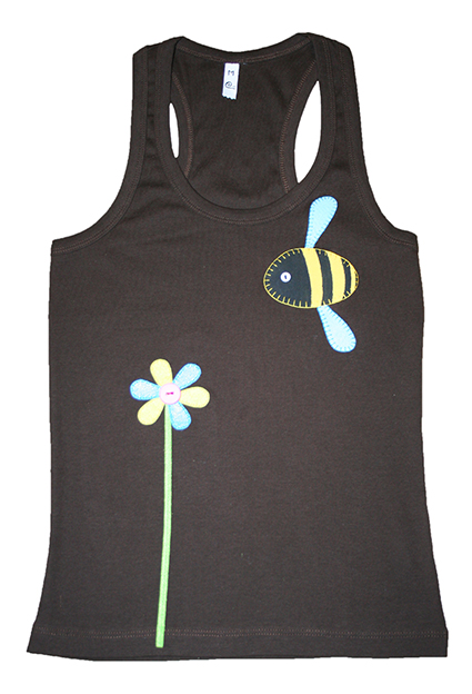 Hola caracol, hola caracola. Camisetas decoradas a mano