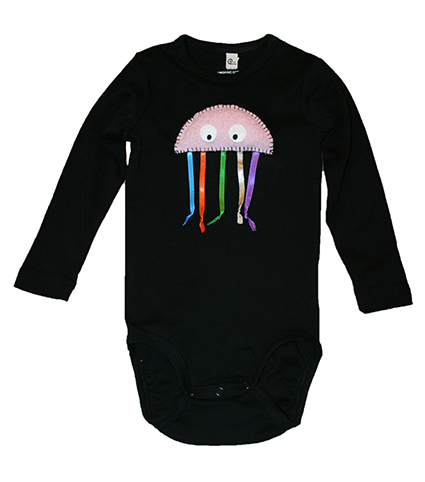 Hola caracol, hola caracola. Bodys decorados a mano